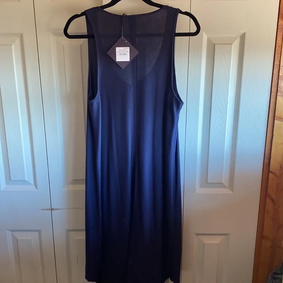 Ava & Viv NWT Vneck Sleeveless Hi/Low Pullover MIDI  Dress size X - Picture 3 of 7